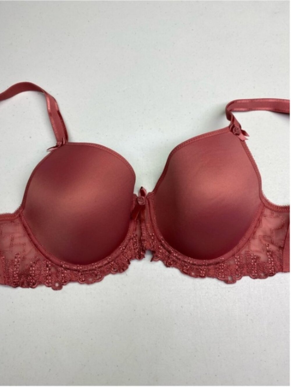 Fitfully Yours DRK CORAL Lightly Lined Underwire, 34C *P1036